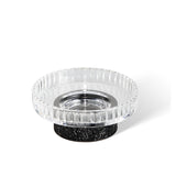 Decor Walther Seifenschale mit Swarovski Kristallen in Schwarz und aus Glas