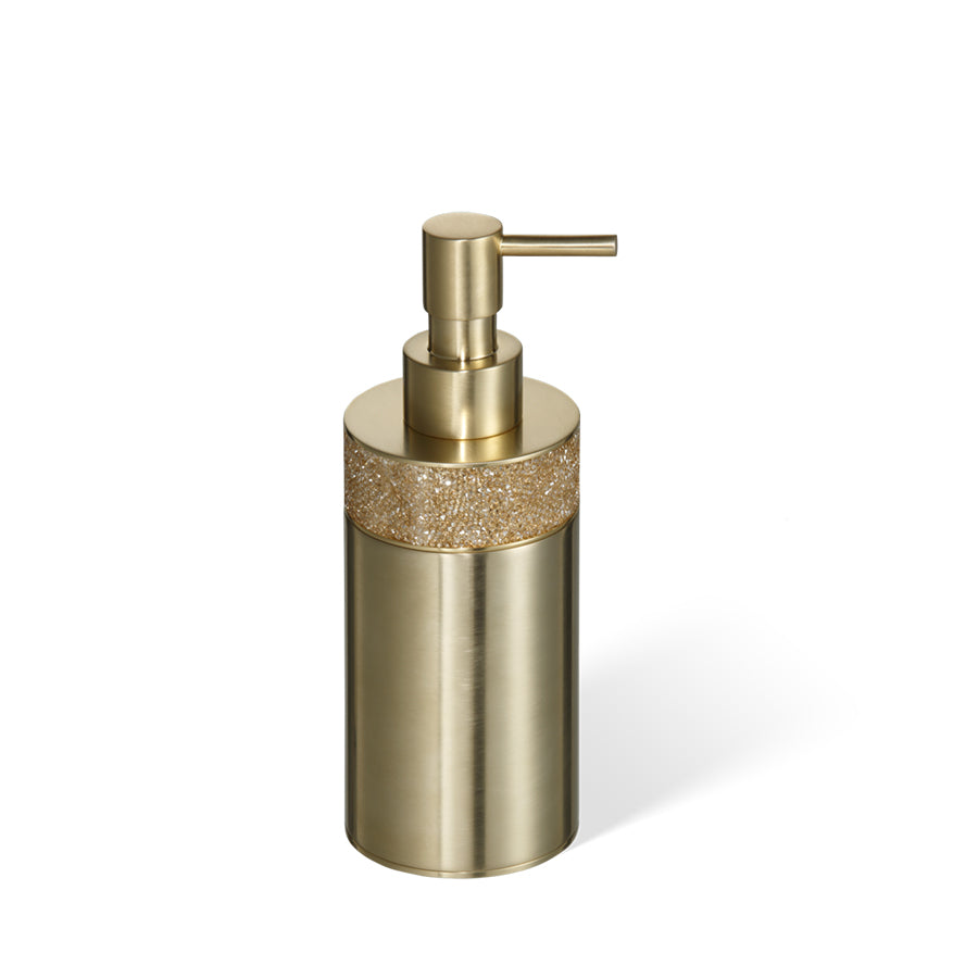 Decor Walther Seifenspender mit Swarovski Kristallen in Gold