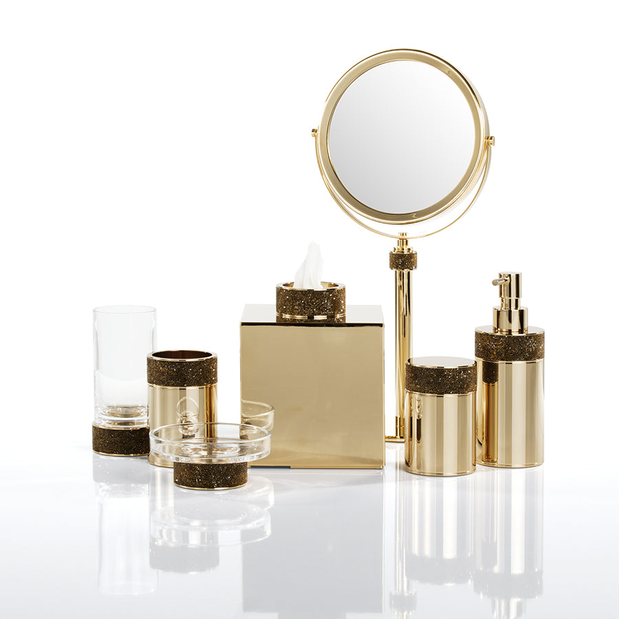 Decor Walther Swarovski Rocks Kollektion Badaccessoires in Gold