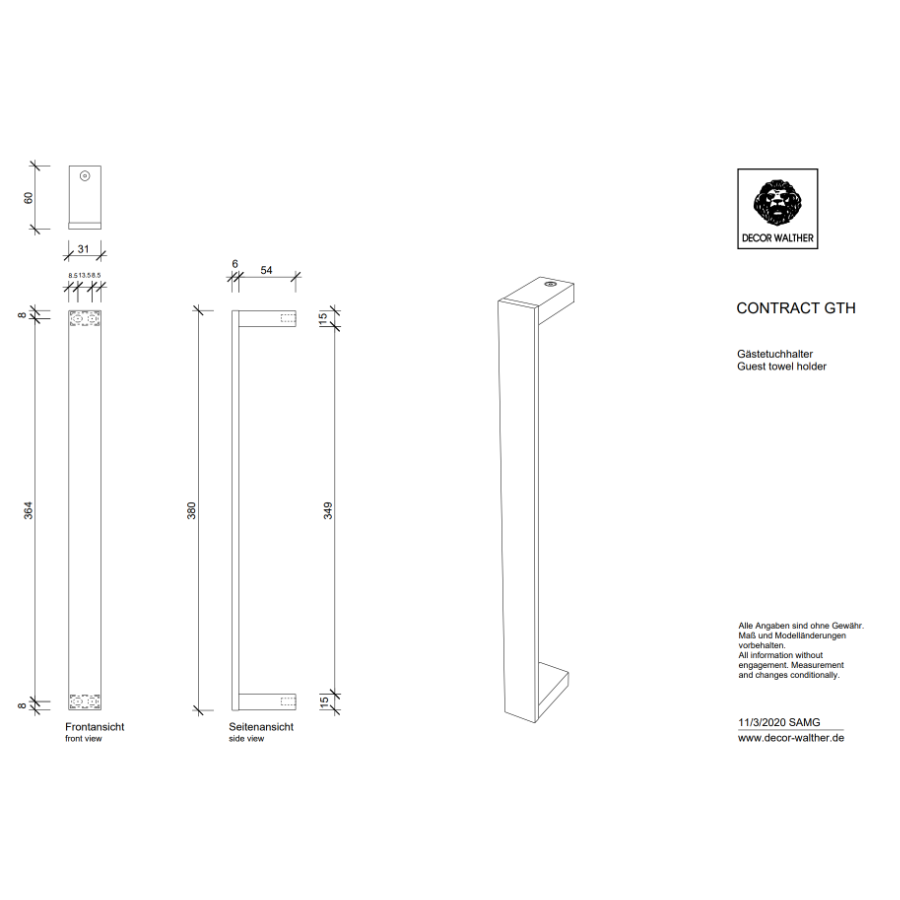 Decor_Walther_Handtuchstange_CONTRACT_CT_GTH_Masse