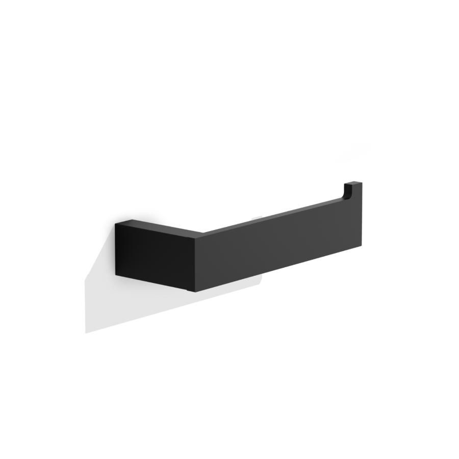 Decor Walther ERH Ersatzrollenhalter – Schwarz Matt, Für Toilettenpapier, Wandmontage