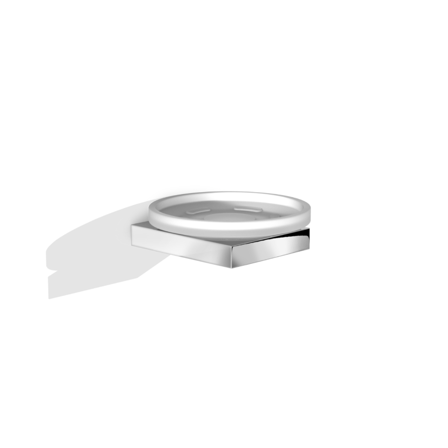 Decor Walther Wandseifenschale in Weiss und Chrom 