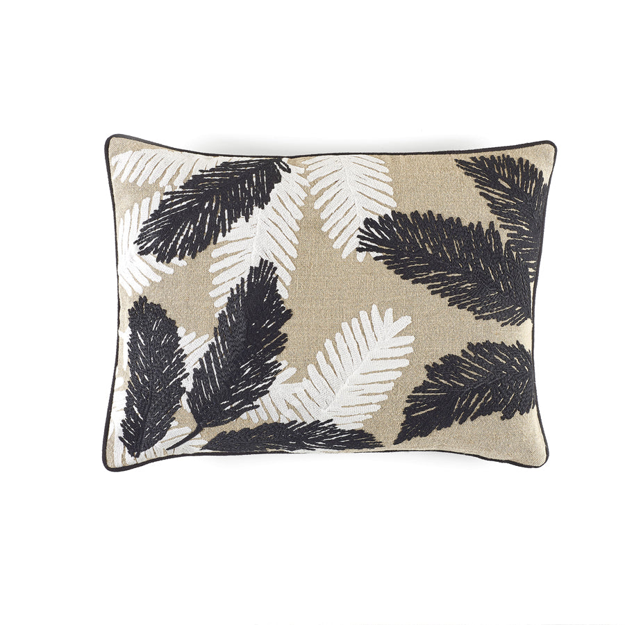 Elitis-Kissen-Mona-black-white