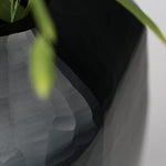 Guaxs Vase Cubistic Tall  von Hand geschliffen.