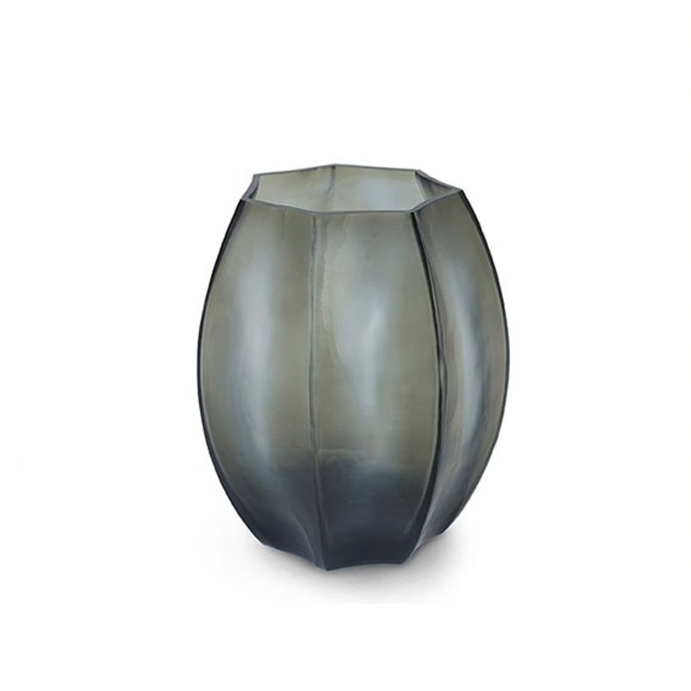 Guaxs Vase Koonam in indigo/smokeygrey.