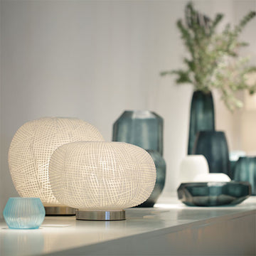 Guaxs Lampe 'Erbse' in Weiss. 