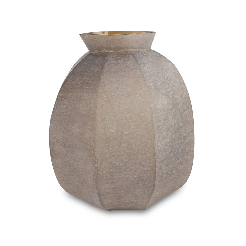 Guaxs Vase von Hand geschliffen 