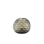 Guaxs Vase Somba in der Farbe smokegrey von Hand geschliffen.