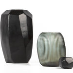 Guaxs Vasen, Windlichter und Teelichter Cubistic.  von Hand geschliffen.