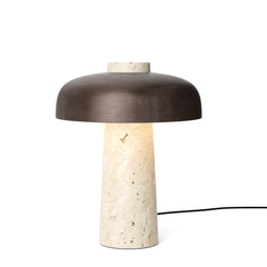 MENU Reverse Tischlampe aus Travertin