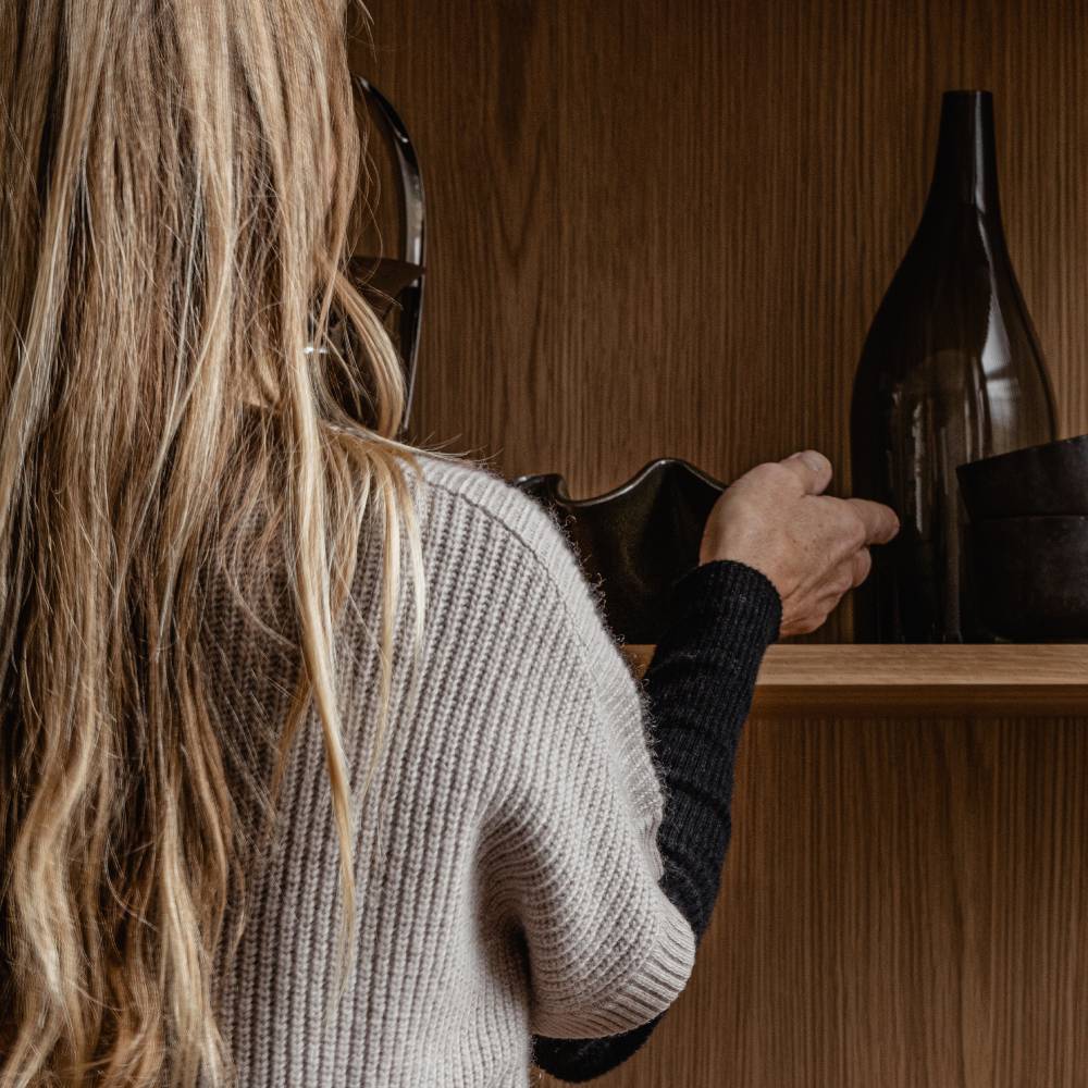 MENU Strandgade Karaffe aus Rauchglas