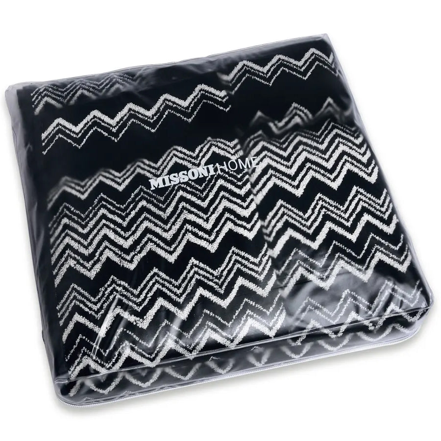 Missoni Badetuch-Set in Schwarz und Weiss