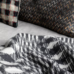 Missoni Plaid aus Kaschmir in Weiss und Schwarz 