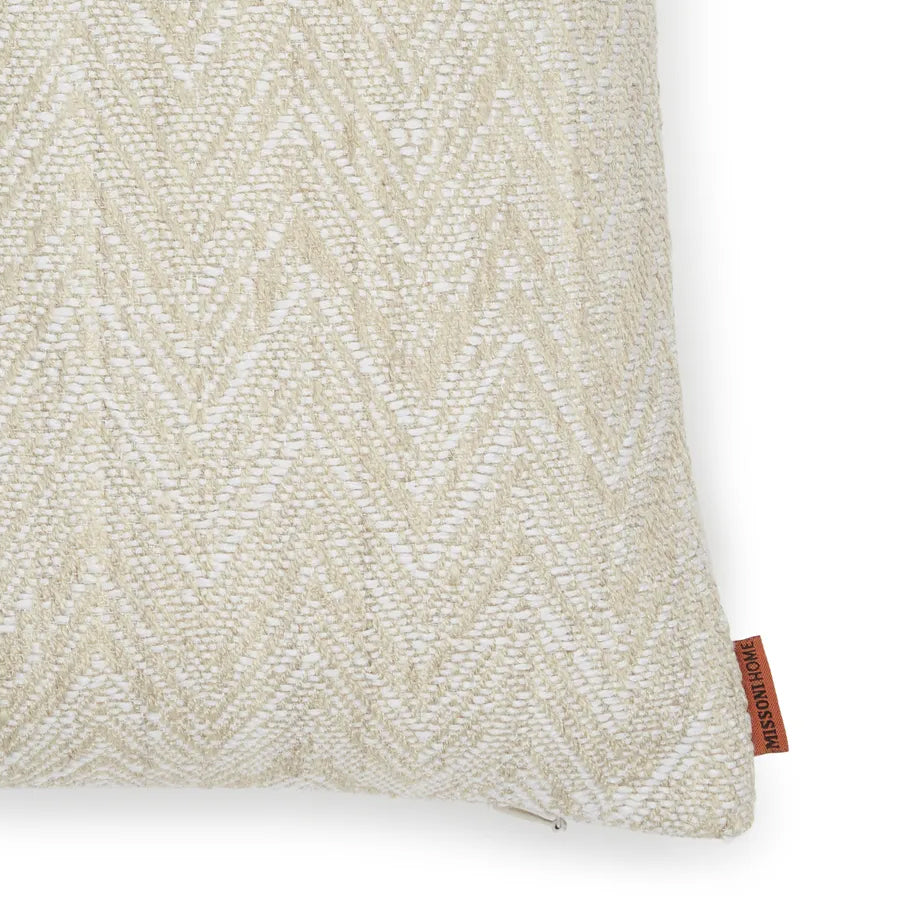 Missoni Kissen Australia in Beige mit Zickzack-Muster