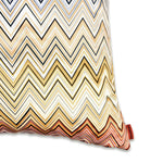 Missoni Kissen Jarris mit Zickzack-Muster in leuchtenden Farben