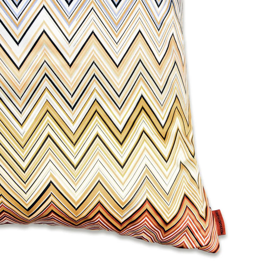 Missoni Kissen Jarris mit Zickzack-Muster in leuchtenden Farben