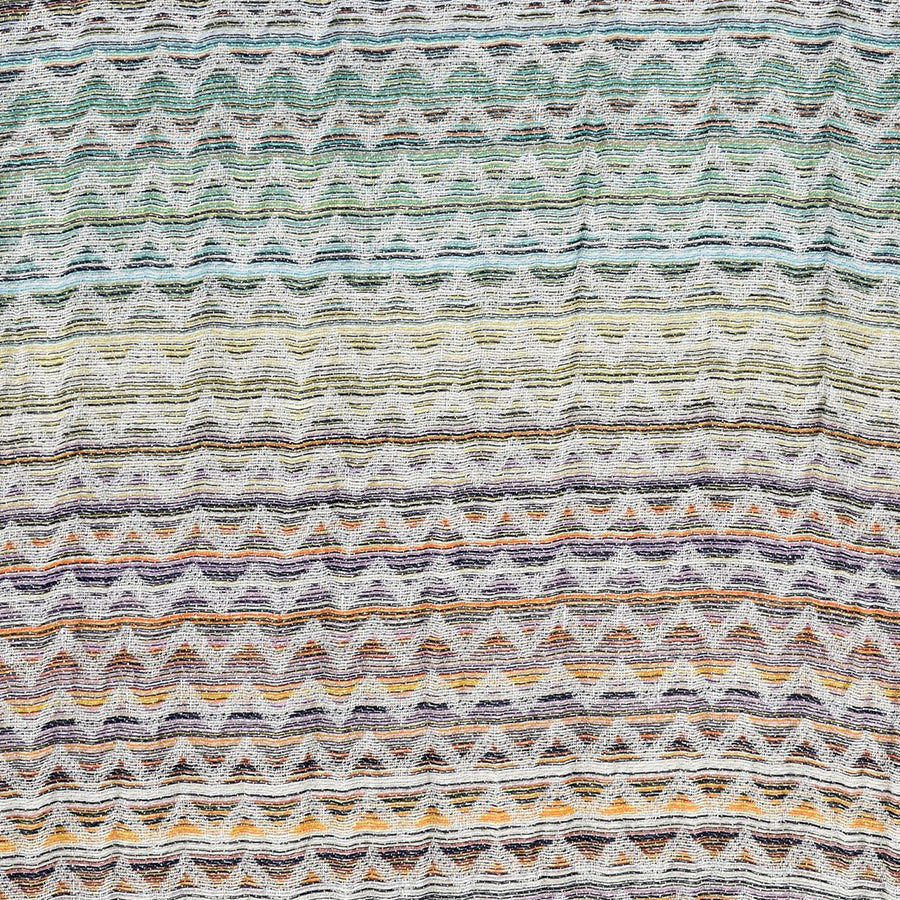Missoni Decke mit Fransen und Zickzack-Muster