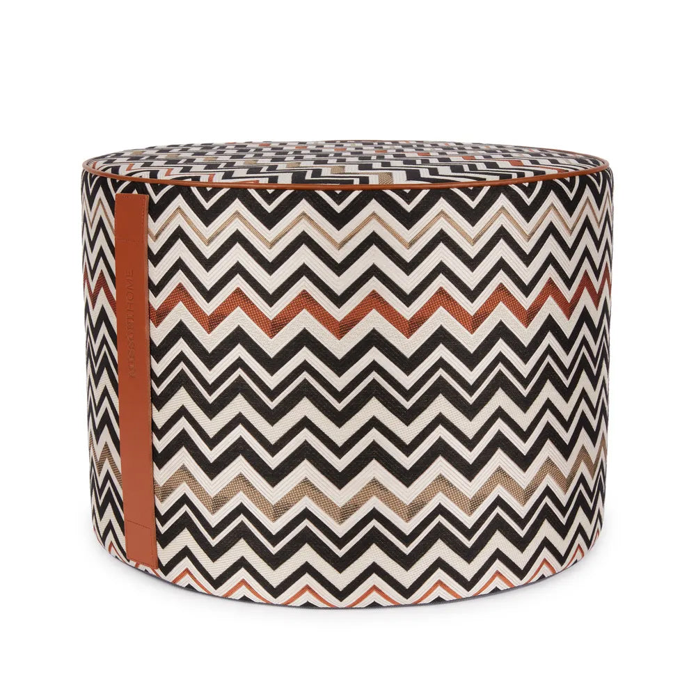 Missoni Hocker Belfast mit Zickzack-Muster