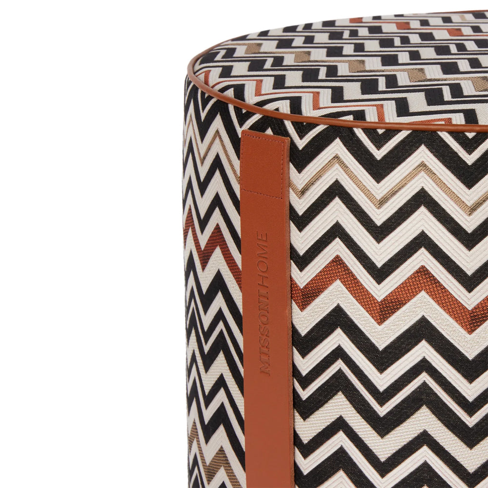 Pouf von Missoni Home mit Chevron-Muster