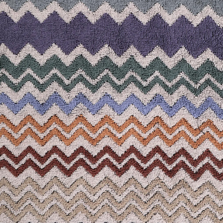 Missoni Handtuch mit Zickzack-Muster mit bunten Farben