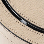 Abfalleimer mit Schwingdeckel aus handgefertigtem Leder von Pinetti
