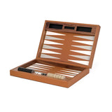 Backgammon Set aus Leder
