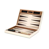 Backgammon Set aus Leder