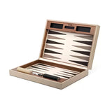 Backgammon Set aus Leder