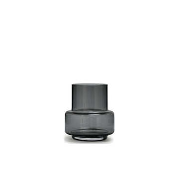 Ro Hurricane Teelicht in Grau aus Glas