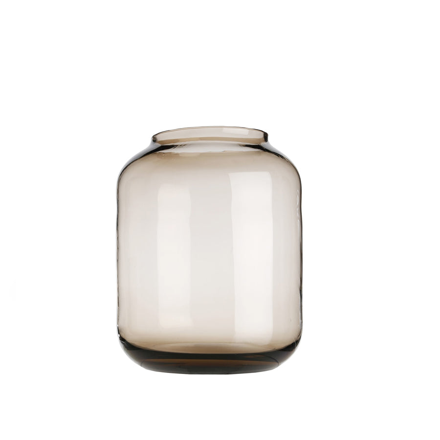 Scapa Home Vase Lily aus braunem Glas