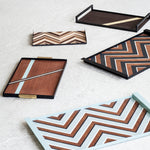 Serax-Tablett-Grint-zigzag-schwarz