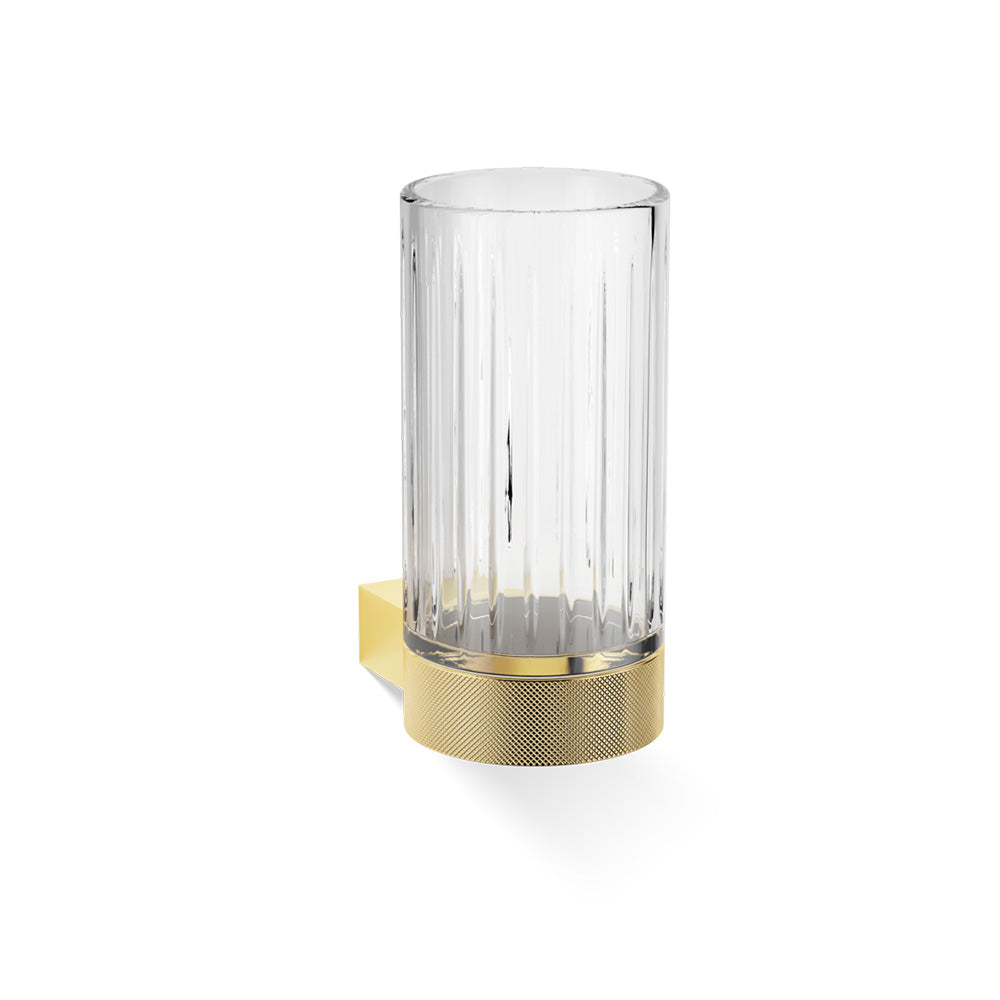 Wandmundglas mit Schliff in Gold aus der CLUB Kollektion von Decor Walther in Gold