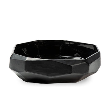 Guaxs Schale Cubistic in Schwarz