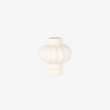 Louise Roe Ballonvase 02 in Raw White aus Keramik