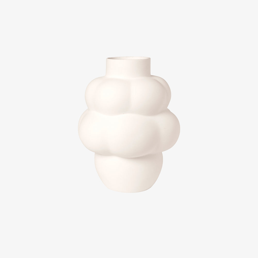 Balloon Vase von Louise Roe in Weiss aus Keramik