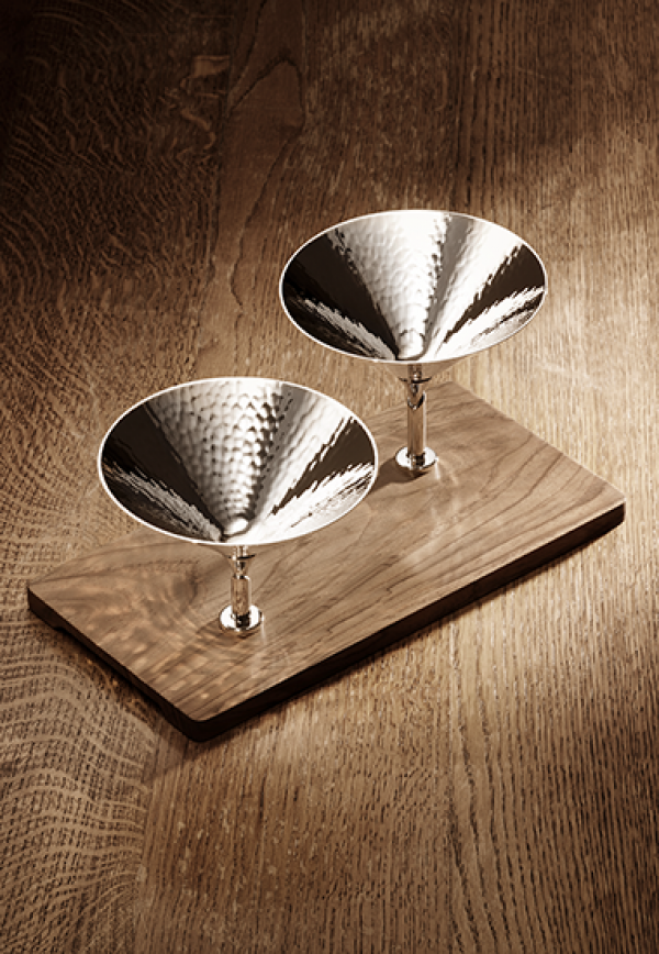 Robbe & Berking Martele versilberte Snackbar