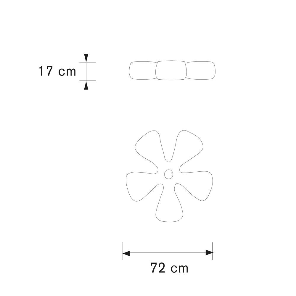 OGO Flower Outdoorkissen Masse