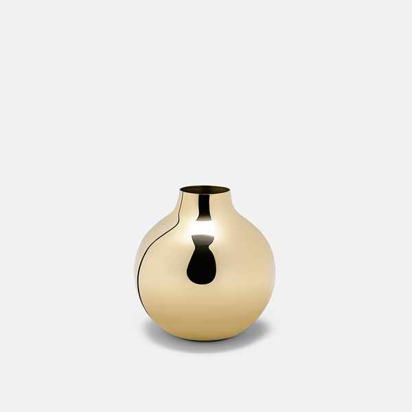 skultuna Vase Boule aus messing-mini