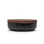 when objects work Pottery von Vincent van Duysen Marmorschale aus dunklem Holz